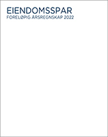 Foreløpig årsregnskap 2022 for Eiendomsspar
